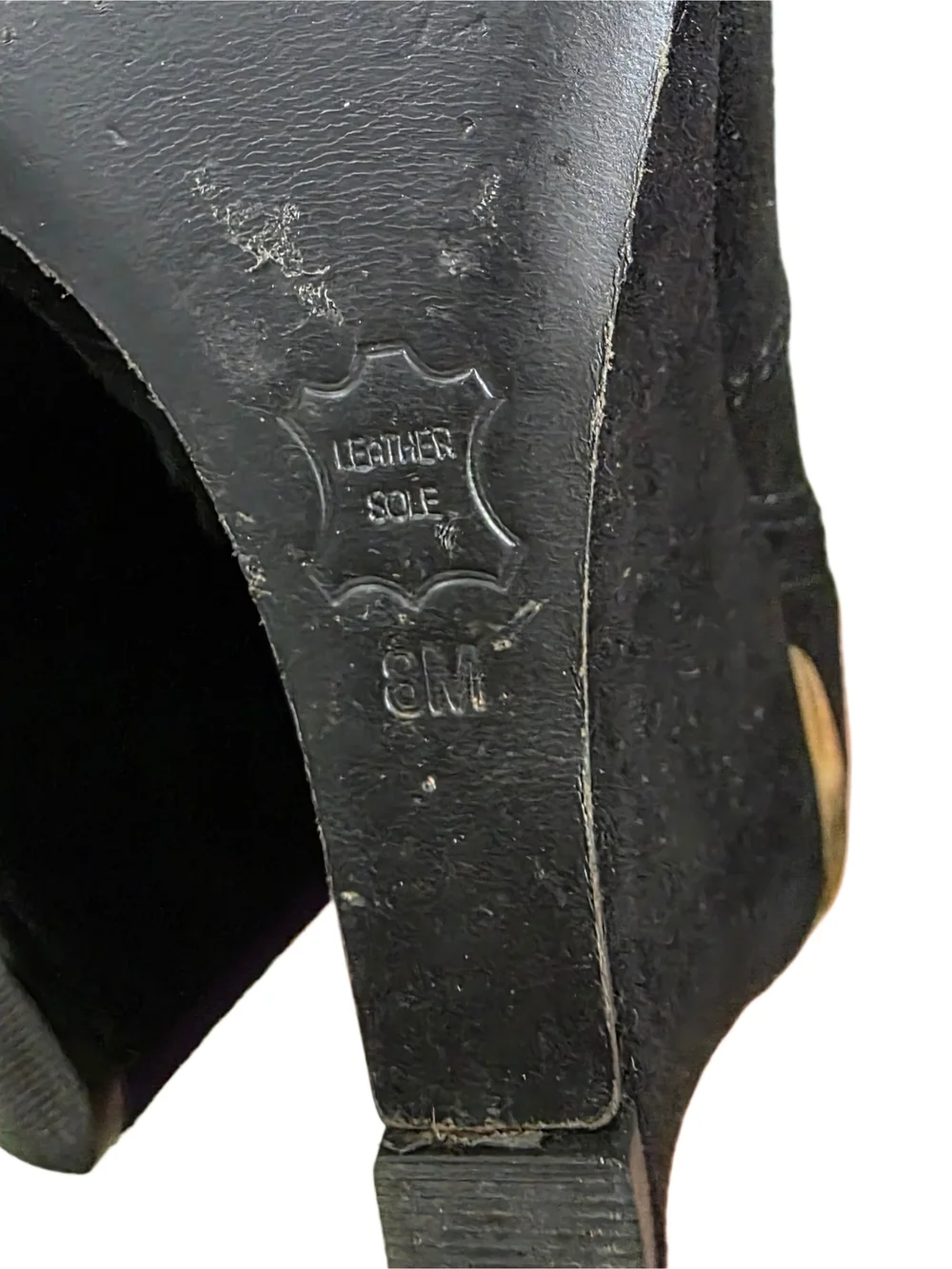 Tory Burch Hendin Black Suede Knee-High Wedge Boots